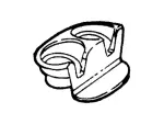 F2TZ1513562A - Body: Cup Holder for Ford: Bronco, F-150, F-250, F-250 HD, F-350, F-Super Duty Image