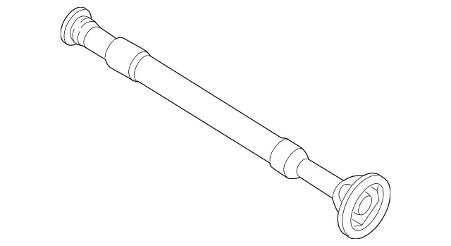 2044106701 - Propeller Shaft: Propeller Shaft, Front for Mercedes-Benz Image