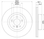 355132781 - : Disc Brake Rotor for Hella Pagid Image