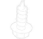 461 - Covering and Lining: Tapping Screw for Mercedes-Benz: 180C, 250, 300S, 300SD, 400SE, 400SEL, 500SEC, 500SEL, 560SL, 600SEL, 600SL, C220, C230, C240, C280, C32 AMG, C320, C350, C43 AMG, C55 AMG, CL500, CL55 AMG, CLK320, CLK350, CLK500, CLK55 AMG, CLK550, CLK63 AMG, E250, E320, E350, E400, E420, E430, E500, E55 AMG, E550, E63 AMG, E63 AMG S, G500, G55 AMG, G550, G550 4x4, G580, G63 4x4 Squared AMG, G63 AMG, G65 AMG, Metris, ML320, ML430, ML55 AMG, S350, S400, S420, S430, S500, S55 AMG, S550, S600, S63 AMG, SL320, SLK230, SLK320, SLR McLaren, Sprinter 2500, Sprinter 3500 Image