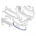 NL1Z17D957DBPTM - Body: Lower Deflector for Ford: Expedition Image