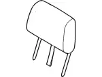 BR3Z54611A08AA - Body: Headrest for Ford: Mustang Image