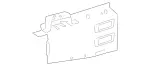 1716204334 - Cowl, Front Panel: Carrier for Mercedes-Benz Image