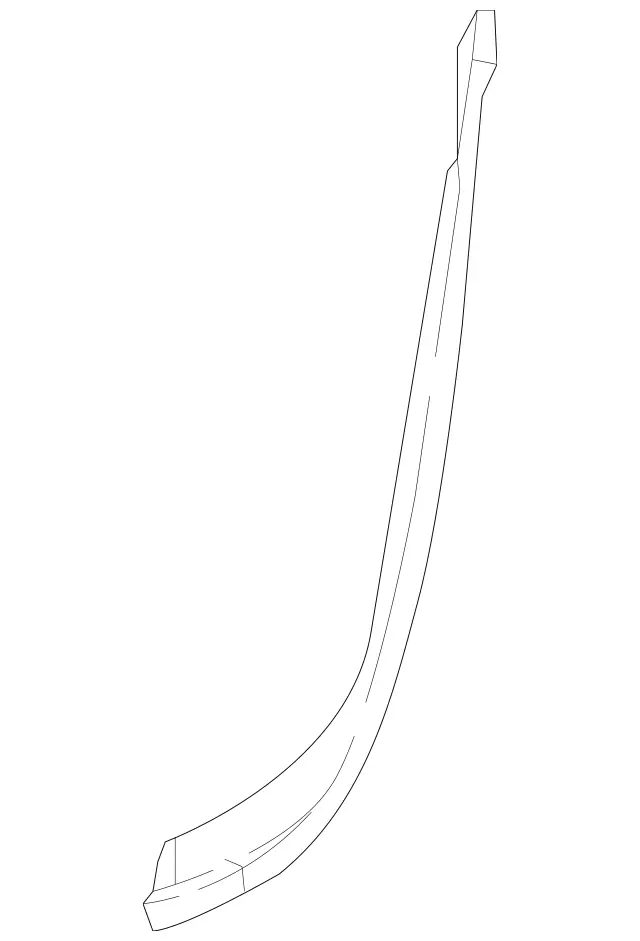 2387272200 - Front Doors: Door Seal for Mercedes-Benz: E400, E450, E53 AMG Image image