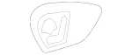 25191857302A17 - Body: Switch Bezel for Mercedes-Benz Image