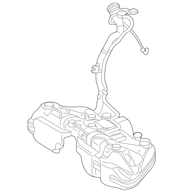 2534708201 - Fuel System: Fuel Tank for Mercedes-Benz: GLC63 AMG, GLC63 AMG S Image image