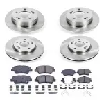 KOE8508 - : OE Stock Replacement Low-Dust Ceramic Brake Pad and Rotor Kit for PowerStop Image