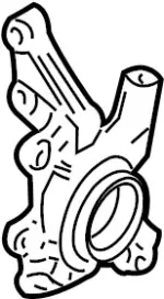 400145Y700 - : Knuckle for INFINITI: I30, I35 Image