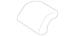 2209204230 - Rear Seat Bench: Intermediate Padding for Mercedes-Benz: S430, S55 AMG Image