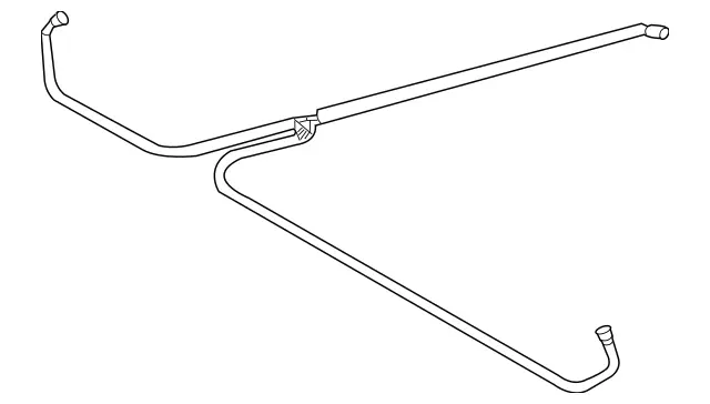 2308600392 - Windshield Washer, Emergency Equipmt: Hose for Mercedes-Benz: SL500, SL55 AMG, SL550, SL600, SL63 AMG, SL65 AMG Image image