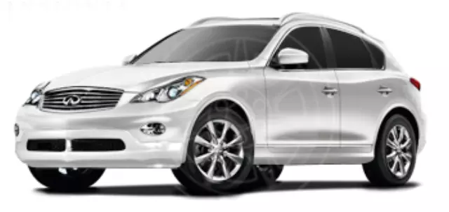 H08G01BA1A - Exterior: Door Under Molding - K23 - Liquid Platinum for INFINITI: EX35, QX50 Image