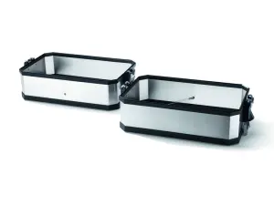                                     Aluminum side case volume expander, Silver
                                