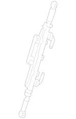 1718000672 - Vacuum System/Hydraulic System: Cylinder for Mercedes-Benz: SLK280, SLK300 Image