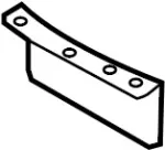 628234GA0A - Body: Air Guide for INFINITI: Q50 Image