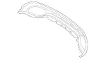 2058851502 - Detachable Parts: Trim, Bumper for Mercedes-Benz Image