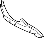 78116AL500 - Body: Extension for Infiniti Image