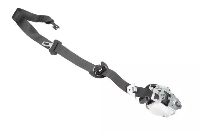 Black Front Driver Side Seat Belt Retractor - GM (84493971)