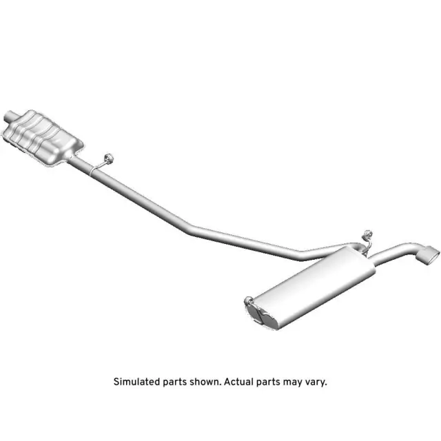 42663972 - : Exhaust Muffler with Exhaust Pipe for GM Image