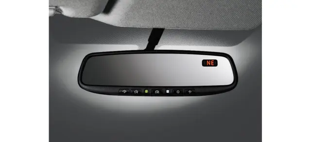 999L1VW002 - : Auto-Dimming Rear View Mirror With Homelink for Nissan Image
