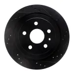 63346024R - : DFC Brake Rotor - Drilled and Slotted - Black for DYNAMIC FRICTION Image