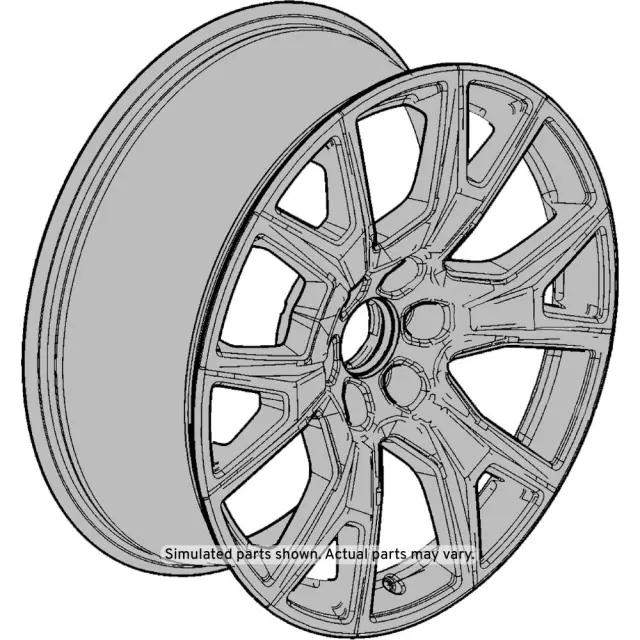 23376319 - : Wheel, Alloy for Chevrolet: Suburban, Tahoe | GMC: Yukon, Yukon XL Image