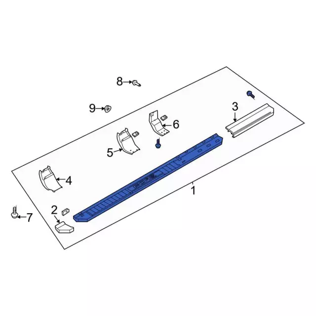 ML3Z16451SA - Unclassified: Running Board for Ford: F-150 Image