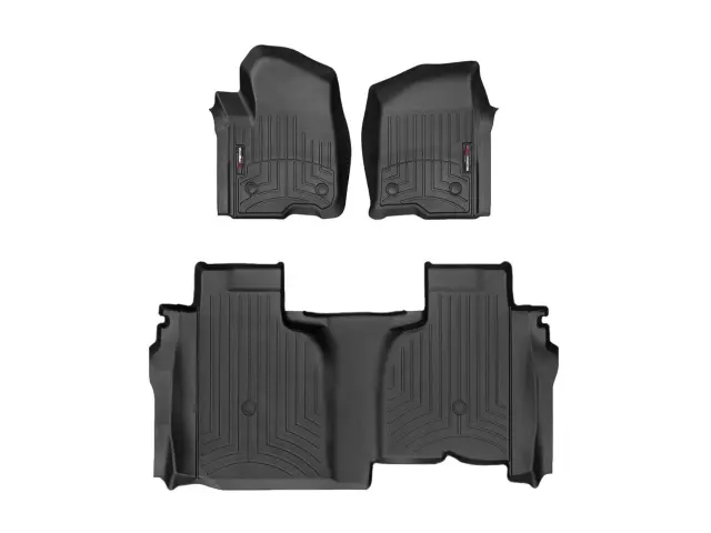 4414361V4414365V - : Black FloorLiner™ DigitalFit®, Front &amp; 2nd Row for WeatherTech Image