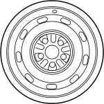 4030004U20 - : Wheel, Steel for INFINITI: Q45 Image