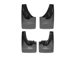 110026120026 - : Black MudFlap No-Drill DigitalFit® MudFlap Kit for WeatherTech Image