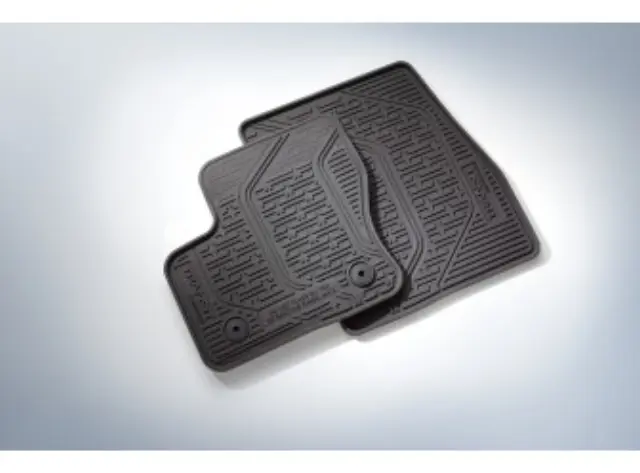 DT1Z1713300DC - Interior: Floor Mats, All-Weather Thermoplastic Rubber for Ford: Transit Connect Image