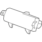 6L3Z15044A74CB - Electrical: Passenger Air Bag for Ford: F-150, F-150 Heritage | Lincoln: Mark LT Image