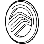 9N7Z8213AA - Body: Emblem for Ford Image