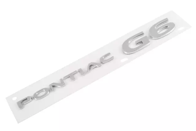 15290127 - Body: Nameplate for Pontiac: G6 Image