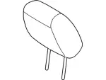 CL1Z78611A08AB - Body: Headrest for Ford: Expedition Image