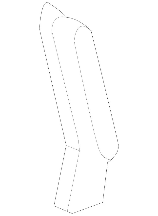 2138858901 - Attachment Parts: Trim Strip for Mercedes-Benz: E43 AMG, E53 AMG Image image