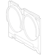 2025053355 - : Fan Shroud for Mercedes-Benz: C280, C43 AMG, CLK430 Image