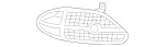 2128852122 - Detachable Parts: Cover, Bumper Area for Mercedes-Benz Image