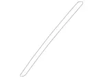 2086981298 - Body: Pillar Molding Seal for Mercedes-Benz Image