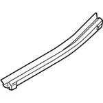 FL3Z1825861B - Body: Belt Weather-strip for Ford: F-150, F-250 Super Duty, F-350 Super Duty Image