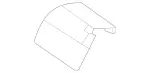 16792009029E38 - Body: Upper Cover for Mercedes-Benz Image