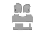 461632124 - : Grey FloorLiner™ DigitalFit®, Front, 2nd Row &amp; 3rd Row for WeatherTech Image