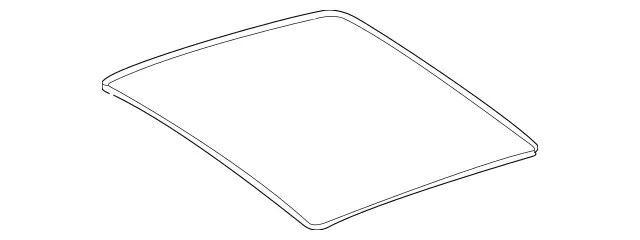 1677820100 - Sliding Roof: Seal, Sliding Sunroof for Mercedes-Benz: GLE350, GLE450e, GLE580, GLS450, GLS580, GLS63 AMG, Maybach GLS600 Image image