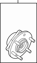 402021LA3B - Brakes: Hub Assembly for Infiniti Image