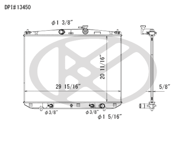 A13450 - : Koyorad Radiator for Koyo Image