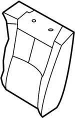 88620AC714 - : Seat Back Cover for INFINITI: G35 Image