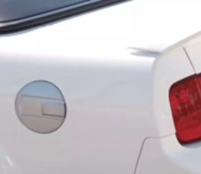 5R3Z63405A26A - Exterior: Aluminum Fuel Door for Ford: Mustang Image