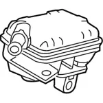 9E5Z2K478A - Body: Lower Reservoir for FORD Image