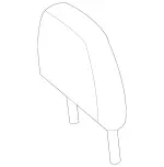 90697011509G99 - : Headrest for Mercedes-Benz Image