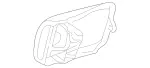 2107500106 - Side Panels: Flap for Mercedes-Benz Image