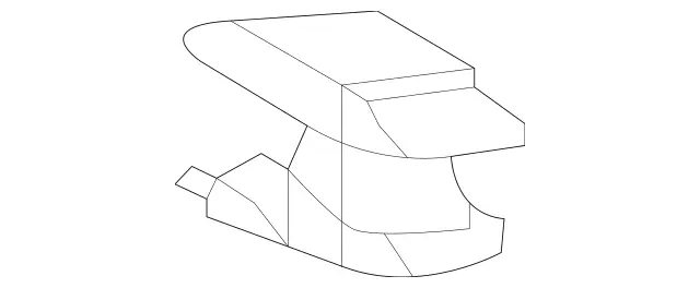 222727280064 - Front Doors: Attachment Angle Bracket for Mercedes-Benz: GLE350, GLE450, GLE450e, GLE53 AMG, GLE580, GLE63 AMG S, GLS450, GLS580, GLS63 AMG, Maybach GLS600, Maybach S550, Maybach S560, Maybach S600, Maybach S650, S450, S550, S550e, S560, S600, S63 AMG, S65 AMG Image image
